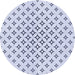 Square Patterned Lavender Blue Rug, pat3453blu