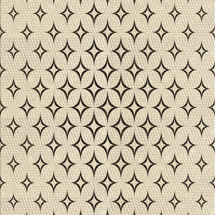 Patterned Moccasin Beige Rug, pat3453brn
