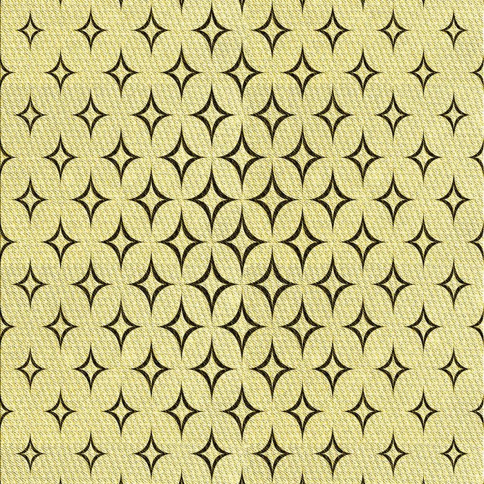 Machine Washable Transitional Sun Yellow Rug, wshpat3453yw