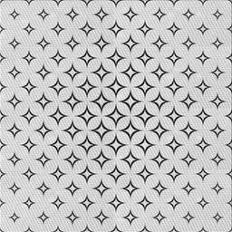 Square Patterned Gray Novelty Rug, pat3453
