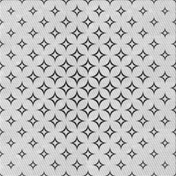Square Patterned Gray Novelty Rug, pat3453