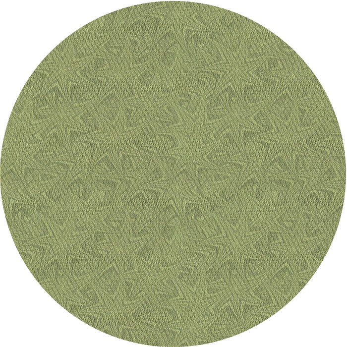 Square Machine Washable Transitional Olive Green Rug in a Living Room, wshpat3454brn