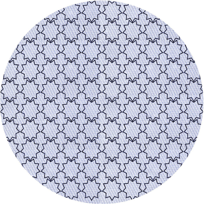 Square Patterned Lavender Blue Rug, pat3455blu