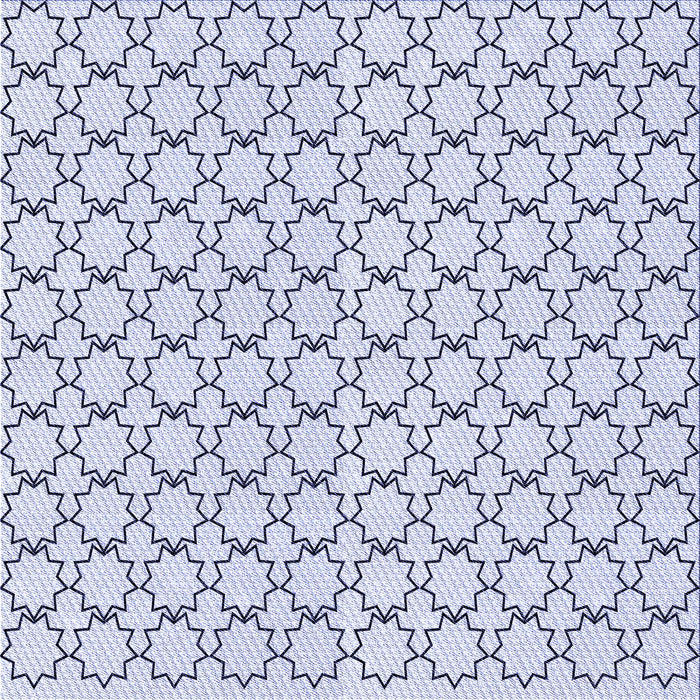 Round Patterned Lavender Blue Rug, pat3455blu