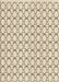 Machine Washable Transitional Moccasin Beige Rug, wshpat3455brn