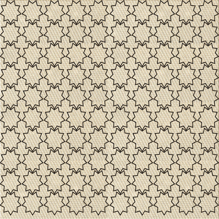 Round Patterned Moccasin Beige Rug, pat3455brn