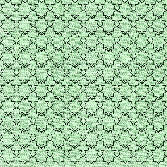 Round Machine Washable Transitional Mint Green Rug, wshpat3455grn