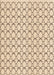 Patterned Bronze Brown Rug, pat3455org