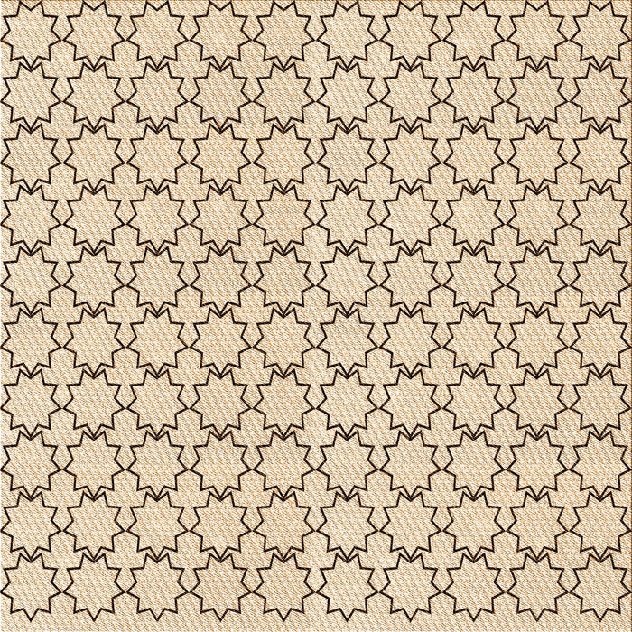 Round Patterned Bronze Brown Rug, pat3455org