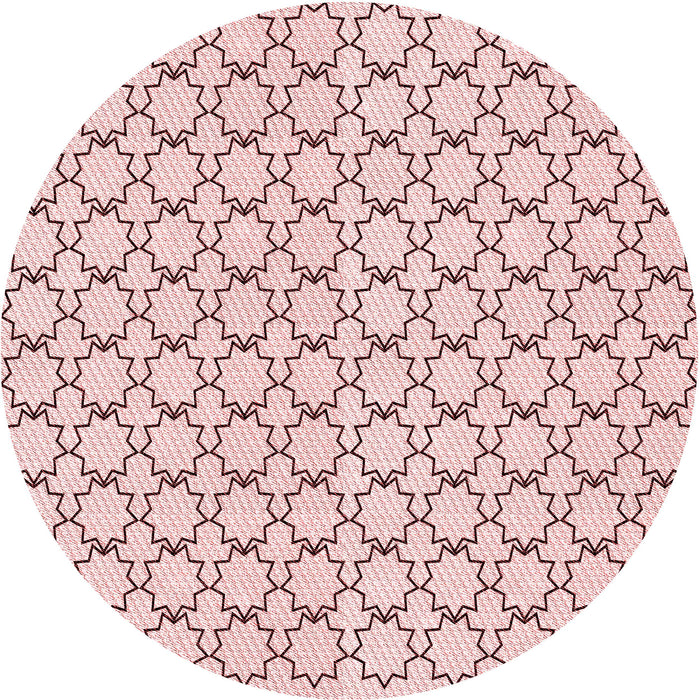 Square Patterned Pink Rug, pat3455rd