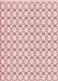 Patterned Pink Rug, pat3455rd