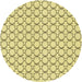Square Patterned Caramel Brown Rug, pat3455yw
