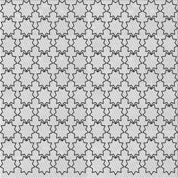 Sideview of Machine Washable Transitional White Smoke Rug, wshpat3455