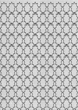 Machine Washable Transitional White Smoke Rug, wshpat3455