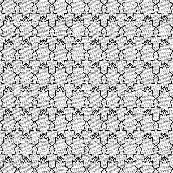 Patterned Off-White Novelty Rug, pat3455