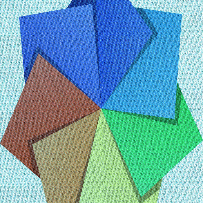 Machine Washable Transitional Steel Blue Rug, wshpat3456lblu