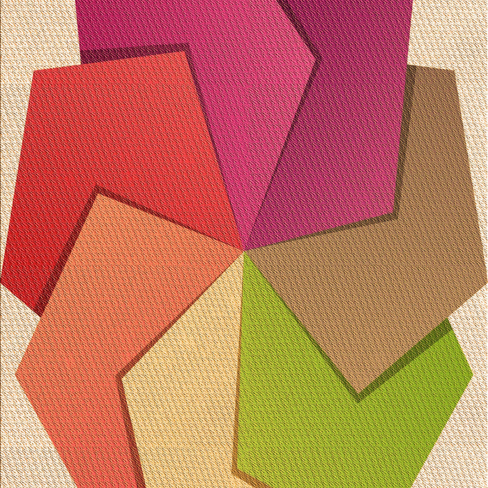 Patterned Yellow Rug, pat3457org