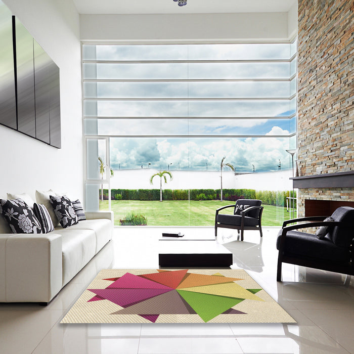 Machine Washable Transitional Brown Gold Rug in a Kitchen, wshpat3458brn