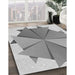 Machine Washable Transitional Platinum Gray Rug in a Family Room, wshpat3458gry