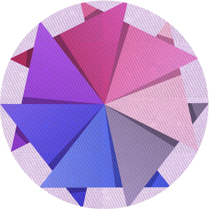 Square Patterned Mauve Purple Rug, pat3458pur