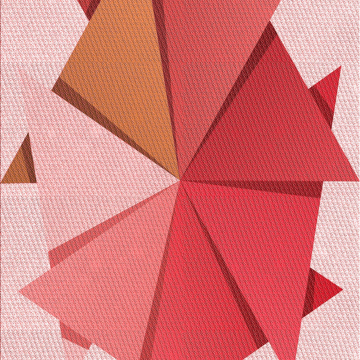 Patterned Pink Rug, pat3458rd