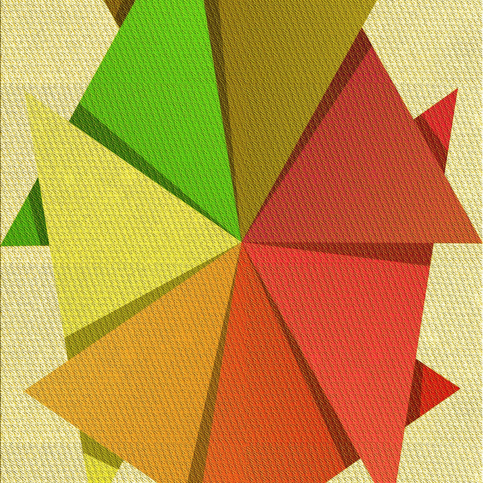 Patterned Green Rug, pat3458yw