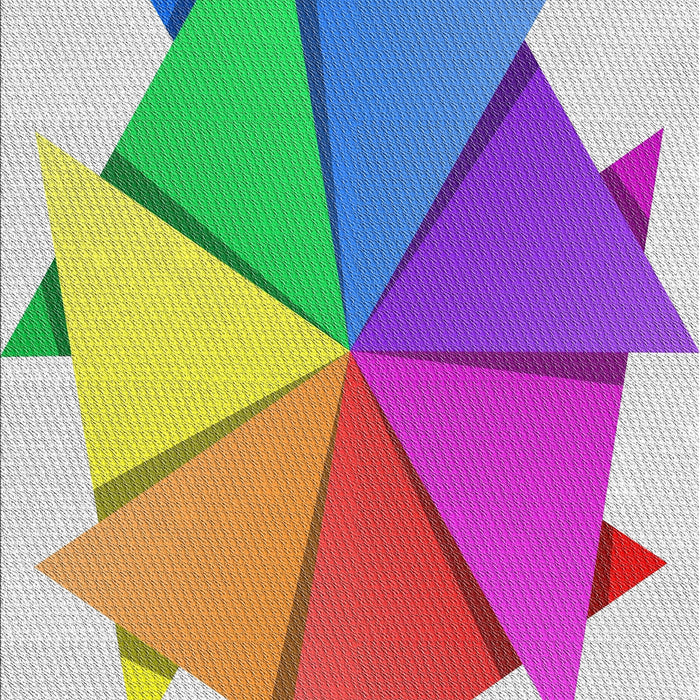 Patterned Pink Plum Purple Modern Rug, pat3458