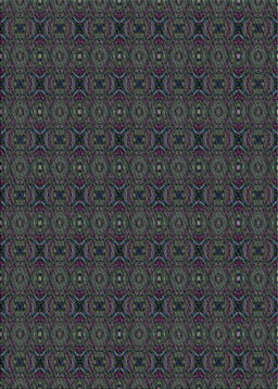 Patterned Gray Novelty Rug, pat345