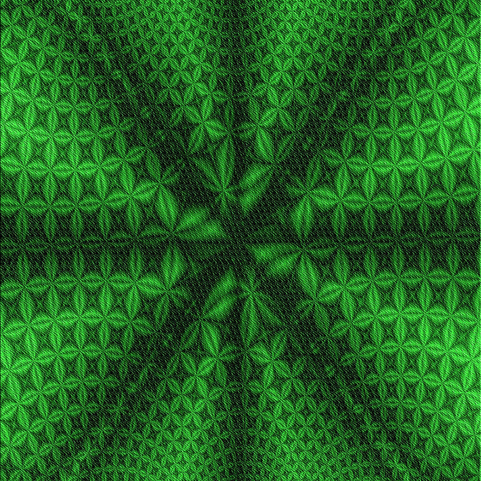 Patterned Deep Emerald Green Rug, pat346grn