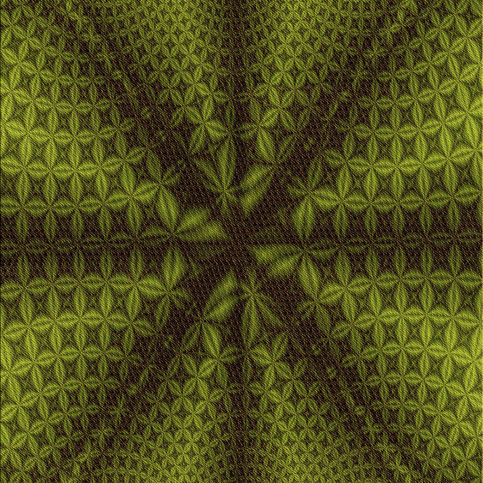 Patterned Olive Green Rug, pat346org