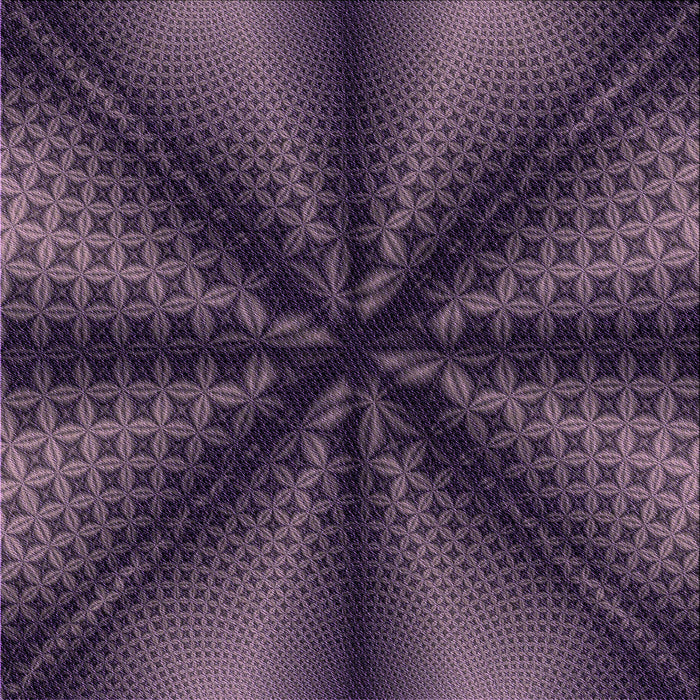 Round Patterned French Lilac Purple Rug, pat346pur