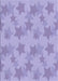 Machine Washable Transitional Medium Purple Rug, wshpat3460blu