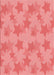 Patterned Light Coral Pink Rug, pat3460rd