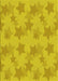 Machine Washable Transitional Golden Yellow Rug, wshpat3460yw