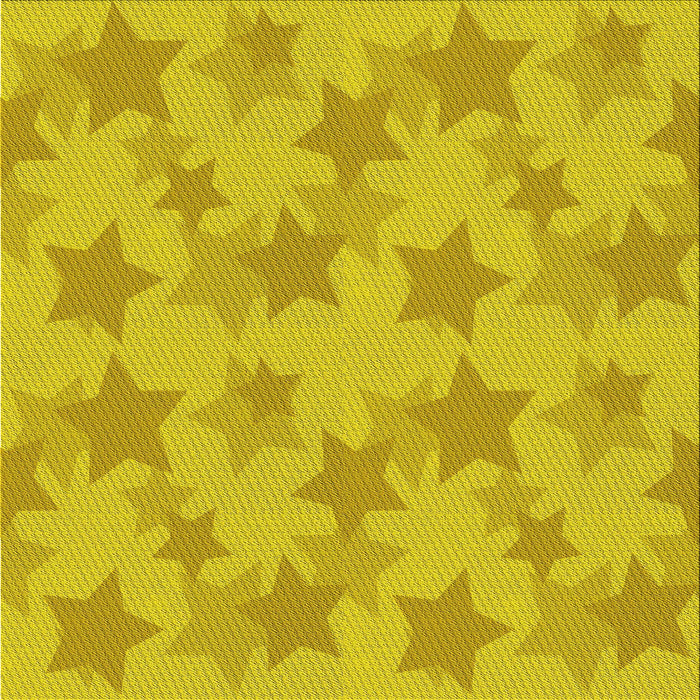 Round Patterned Golden Yellow Rug, pat3460yw