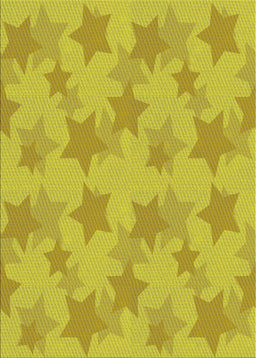 Patterned Yellow Novelty Rug, pat3460