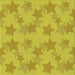 Sideview of Machine Washable Transitional Yellow Rug, wshpat3460