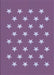 Patterned Lilac Purple Rug, pat3461blu