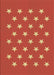 Patterned Orange Red Orange Rug, pat3461brn