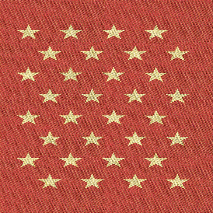 Round Patterned Orange Red Orange Rug, pat3461brn