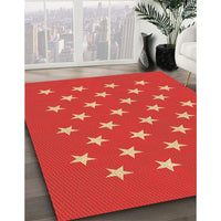 Patterned Red Rug, pat3461org