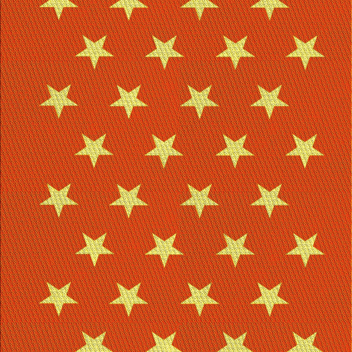Patterned Orange Red Orange Rug, pat3461yw