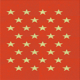 Sideview of Machine Washable Transitional Orange Red Rug, wshpat3461