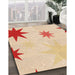 Machine Washable Transitional Orange Rug in a Family Room, wshpat3462org