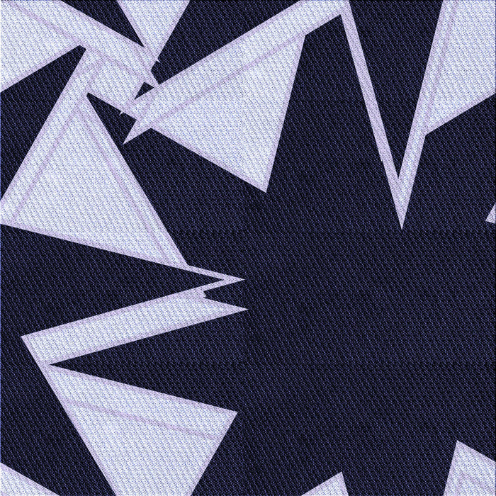 Round Patterned Night Blue Rug, pat3463blu