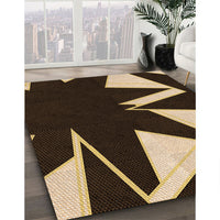 Patterned Peru Brown Rug, pat3463org