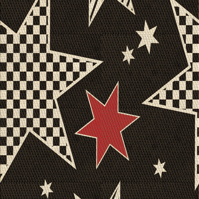 Patterned Midnight Gray Rug, pat3464brn