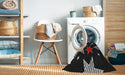 Machine Washable Transitional Black Rug in a Washing Machine, wshpat3464