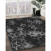 Patterned Carbon Gray Rug in Family Room, pat3465gry