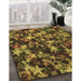 Machine Washable Transitional Bakers Brown Rug in a Family Room, wshpat3466brn